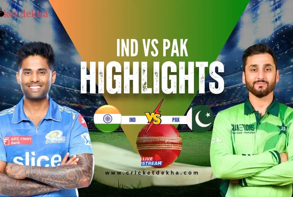 IND vs PAK highlights