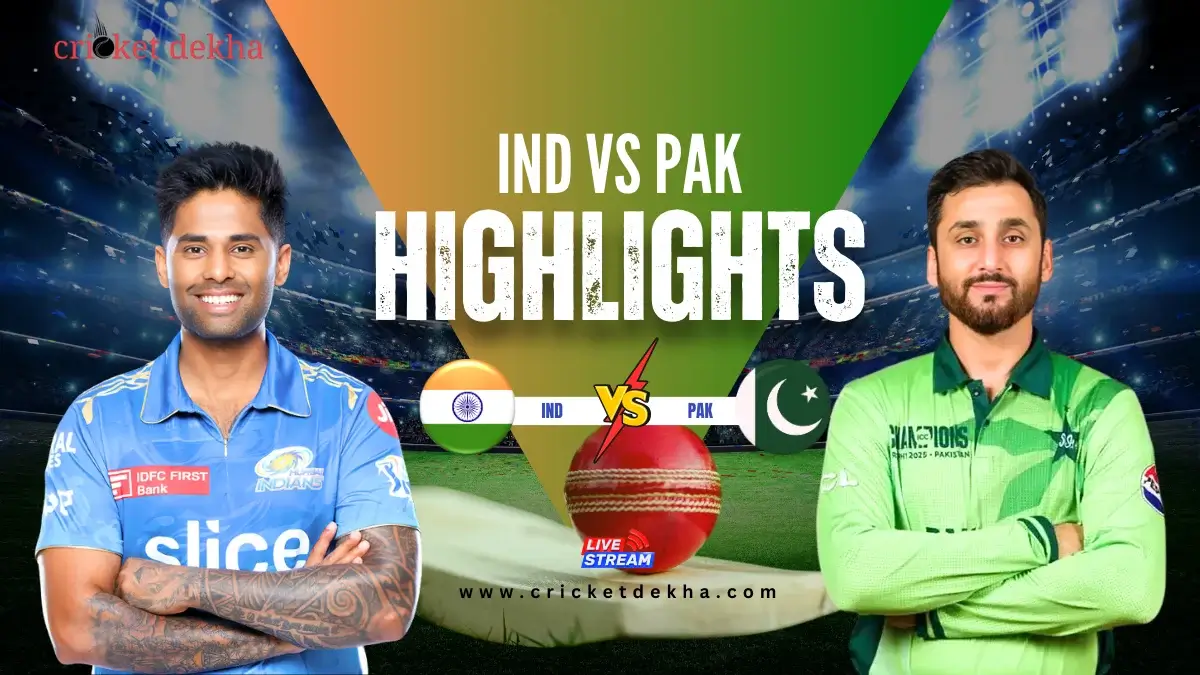 IND vs PAK highlights