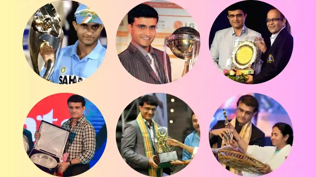 award and achievement of sourav ganguly