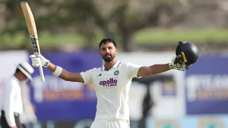 Devdutt Padikkal maiden Test century